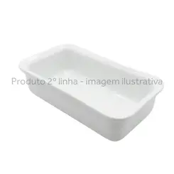Forma Branca para Pão de Cerâmica 2ª Linha