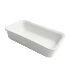 Travessa GN Pequena Branca de Cerâmica Linha Buffet 2ª Linha