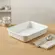 Travessa GN Média Branca de Cerâmica Linha Buffet 2ª Linha