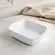 Travessa Média de Cerâmica Linha Gusto Branca 2ª Linha
