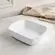 Travessa Média de Cerâmica Linha Gusto Branca 2ª Linha