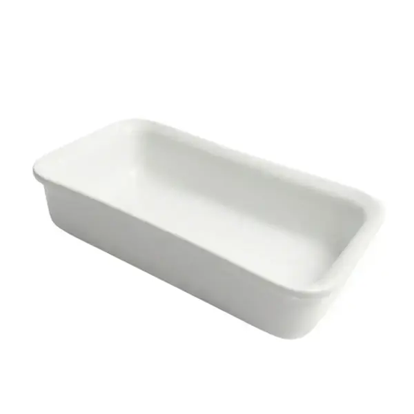 Travessa GN Pequena Branca de Cerâmica Linha Buffet 2ª Linha