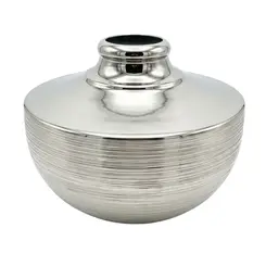 Vaso Decorativo Médio Metalizado Texturizado