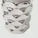 Vaso Decorativo Metalizado com Textura 31cm