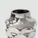 Vaso Decorativo Metalizado com Textura 31cm