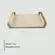 Bandeja em MDF e Metal 30,5x11cm Preta - Mart