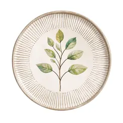 Prato de Sobremesa de Cerâmica Bio Evergreen