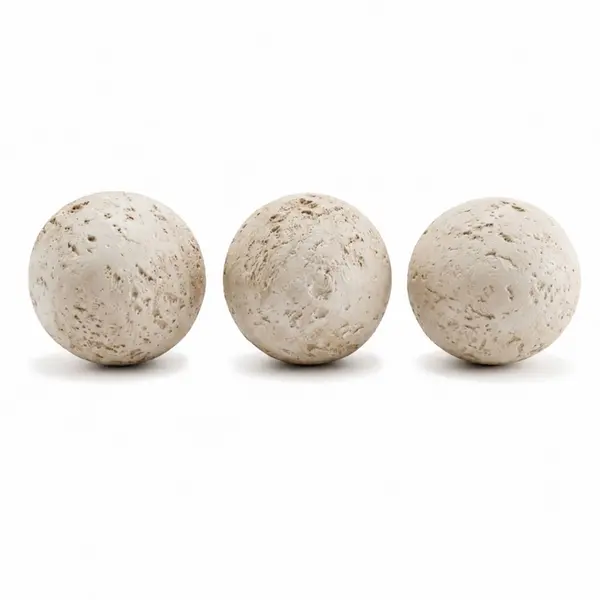 Jogo com 3 Bolas Decorativas de Resina