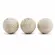 Jogo com 3 Bolas Decorativas de Resina