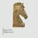 Escultura Decorativa Cavalo em Resina 23cm