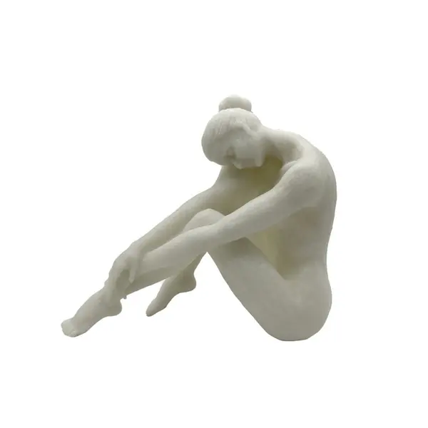Escultura em Mármore Bailarina Decorativa