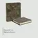 Caixa Decorativa Formato Livro MDF com Estampa de Folhas 31,7cm
