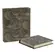 Caixa Decorativa em Formato de Livro com Estampa de Folhas