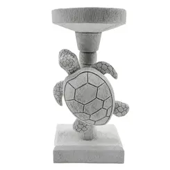 Castiçal de Resina com Formato de Tartaruga