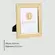 Porta-Retrato de Madeira Dourado com Textura