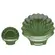 Conjunto com 2 Petisqueiras em Melamina Formato Concha Verde