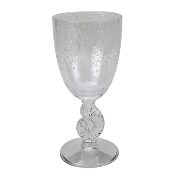 Taça de Acrílico com Concha e Bolhas