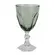 Taça de Acrílico Verde Sextavado