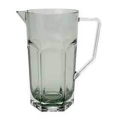 Jarra de Acrílico Verde Sextavado