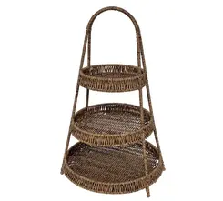 Suporte para Doces em Fibra com 3 Andares