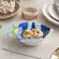 Bowl em Melamina Formato Peixe com Desenho Decorativo