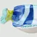 Bowl em Melamina Formato Peixe com Desenho Decorativo