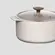 Panela de Cerâmica Média Linha Slim Vanilla com Tampa