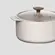Panela de Cerâmica Média Linha Slim Vanilla com Tampa