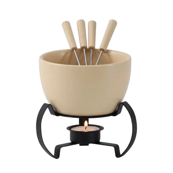 Aparelho de Fondue para Chocolate em Cerâmica