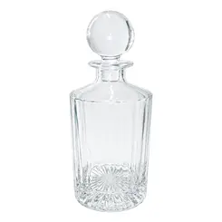 Garrafa para Whisky com Tampa em Cristal Ecológico