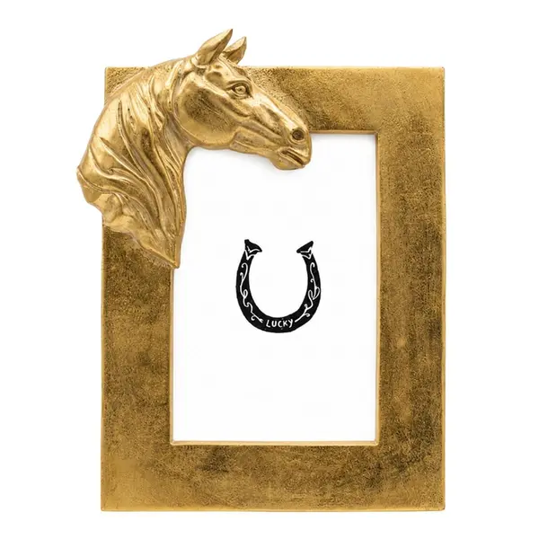 Porta Retrato Retangular Cabeça de Cavalo