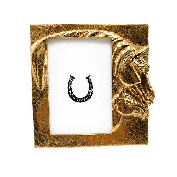 Porta Retrato Quadrado Cabeça de Cavalo