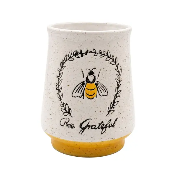 Vaso de Cerâmica Bee Happy