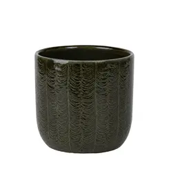 Cachepot Pequeno Verde em Cerâmica