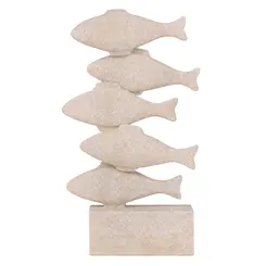 Escultura de Peixes em Poliresina