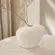 Vaso de Cerâmica Decorativo Bege com Design Orgânico
