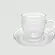 Conjunto 6 Xícaras de Café de Vidro com Pires Castle