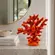 Coral Decorativo Laranja em Resina