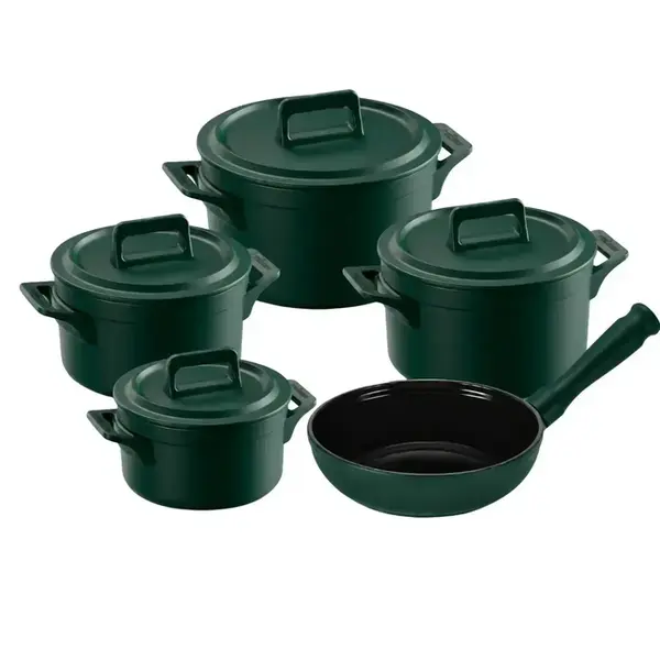 Conjunto 5 Panelas de Cerâmica Clear Matte