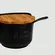 Saleiro de Cerâmica Preto com Colher
