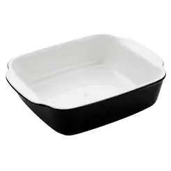 Travessa Gusto de Cerâmica Preta