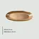 Bandeja Pequena em Metal Dourado