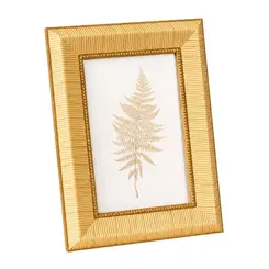 Porta-Retrato Dourado em Poliestireno