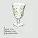 222837TACA PARA AGUA SICILIANO HAND PAINTING 240ML CRISTAL ECOLOGICO