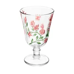 Taça para Água Lys Hand Painting de Cristal Ecológico