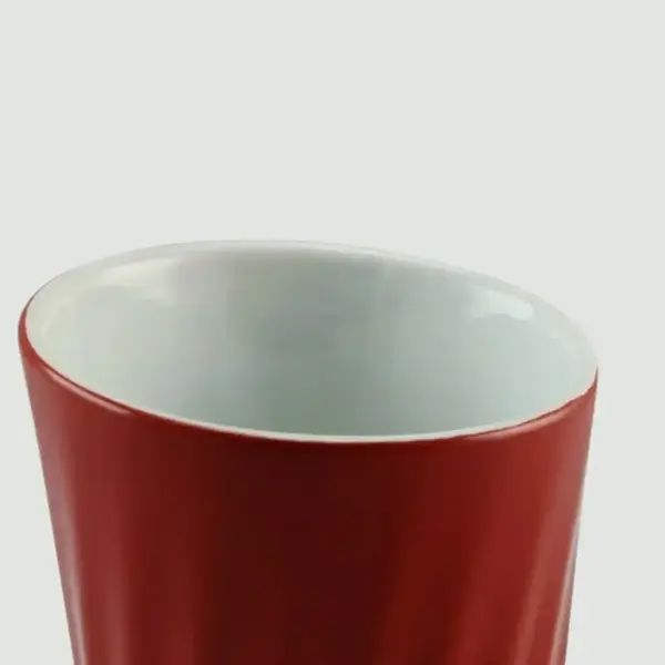 Porta Utensílios Twist de Cerâmica Vermelho 2ª Linha