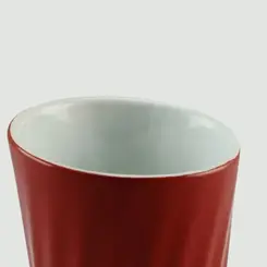 Porta Utensílios Twist de Cerâmica Vermelho 2ª Linha