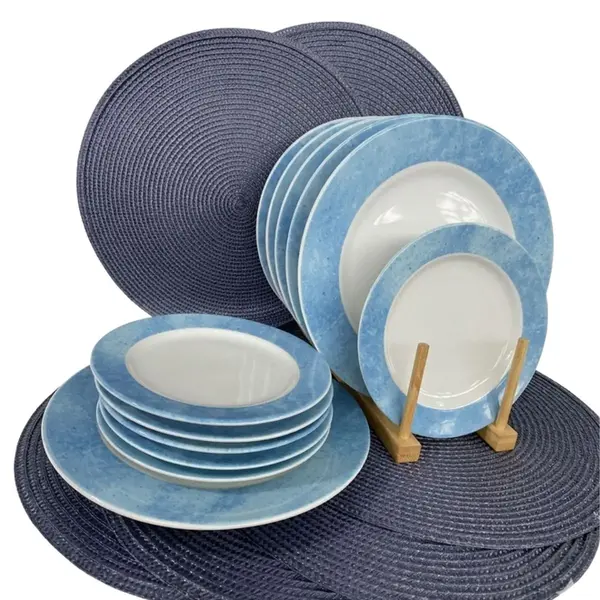 Kit Cromo Azul com 18 peças