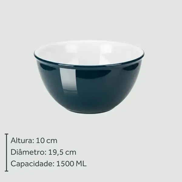 Bowl Branco de Cerâmica 2ª Linha
