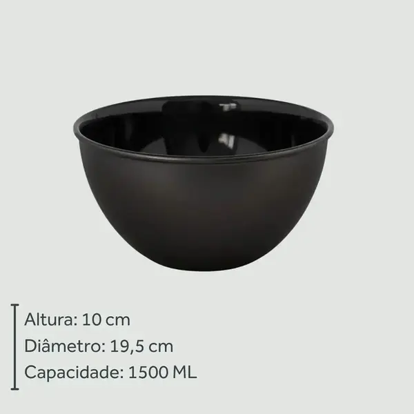 Bowl Grafite de Cerâmica 2ª Linha